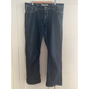 BKE Harper Denim Jeans White Stitching Size 36R